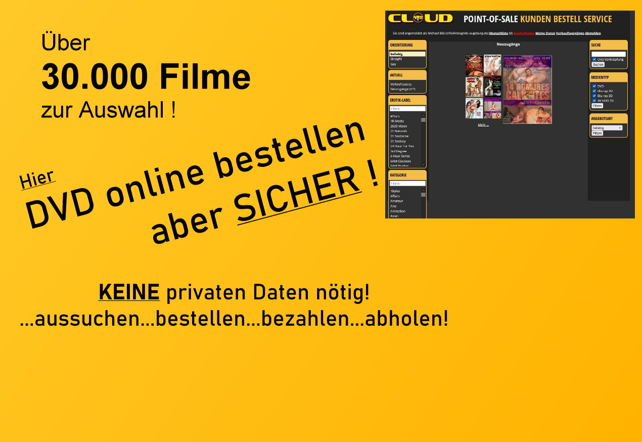 Direkt bei uns im Geschäft aus über 30.000 Filmen online auswählen!